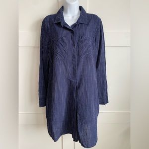 Old Navy Pinstriped Shirt Dress